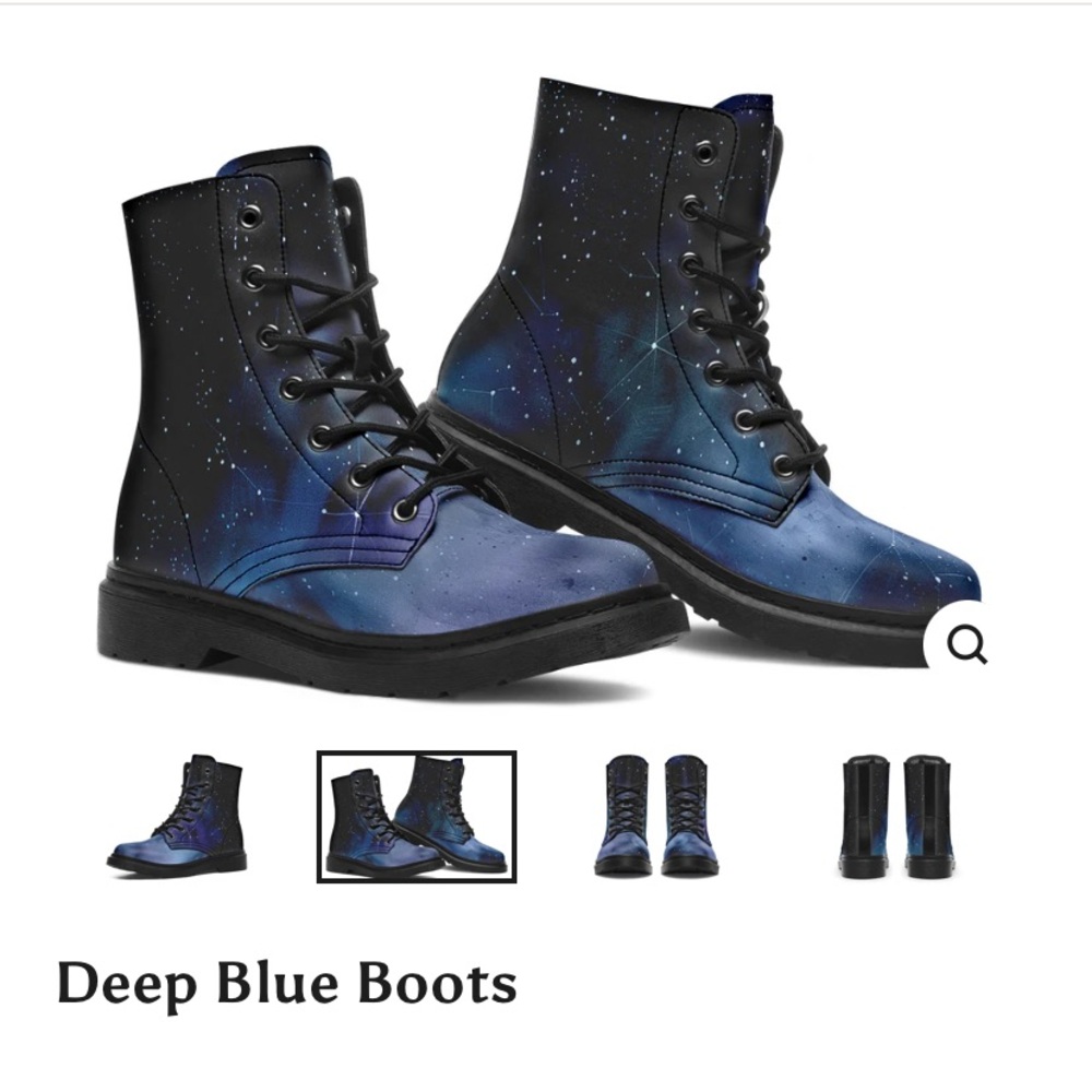 Rogue and Wolf The Deep Blue Boot - size 12 Women’s / 10.5 Men’s NWOT